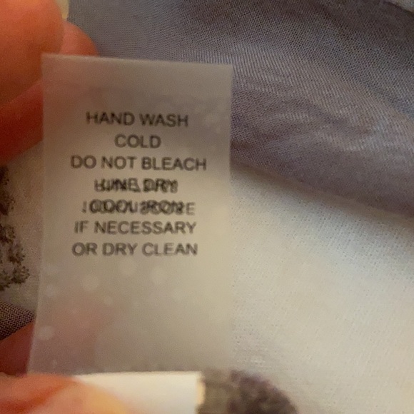 Lavender Button Down Blouse - Picture 8 of 8